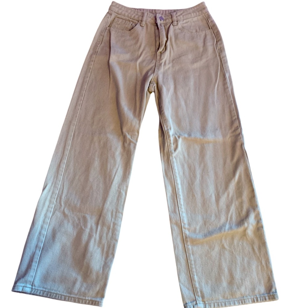High Waisted Wide Leg Jeans Size Medium